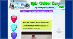 Desktop Screenshot of kidsguitarzone.com